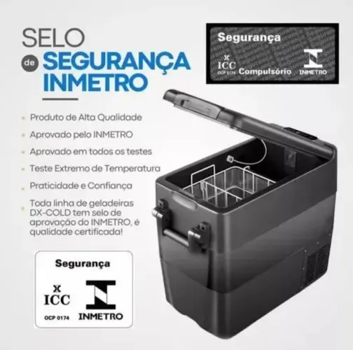Geladeira freezer quadrivolt 40 L
