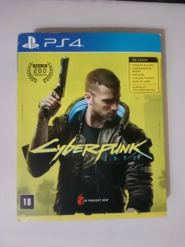 cyberpunk ps4 cyberpunk 2077 ps4 edicao especial completo com todos os itens