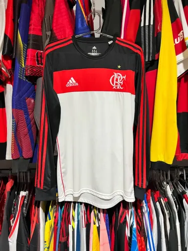 CAMISA ADIDAS FLAMENGO 2013 - Modelo Jogador - Branca/away