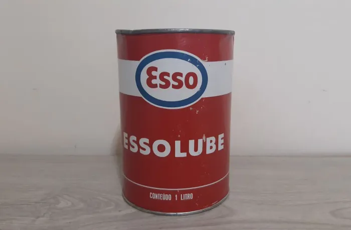 Lata Antiga Óleo Motor Esso Essolub