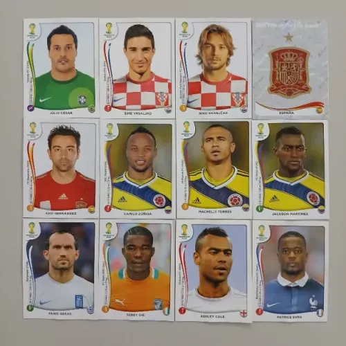 Copa Do Mundo 2014 Kit Com 19 Figurinhas Sem Repetição