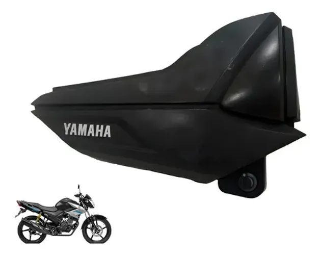 Carenagem Lateral L/d Fazer Ys 150 2016 2017 2018 2019 2020 Preto