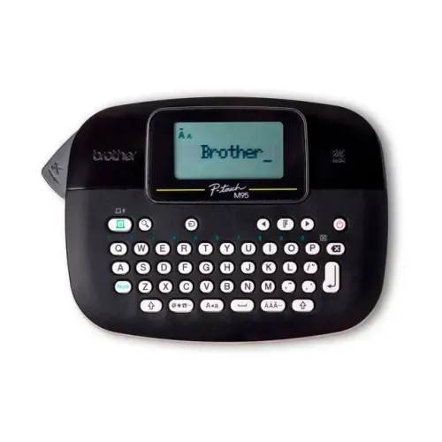 Rotulador Eletrônico Portátil Brother PT-M95BK Preto Frete Grátis