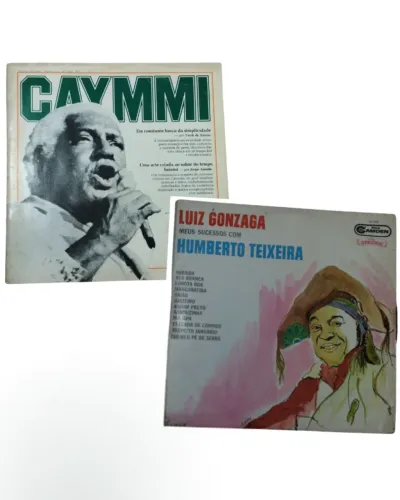 Lote 2 Discos de vinil Dorival Caymmi e Luiz Gonzaga