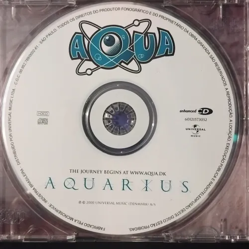 CD Dance Music Aqua Aquarius 2000 - Barbie Girl