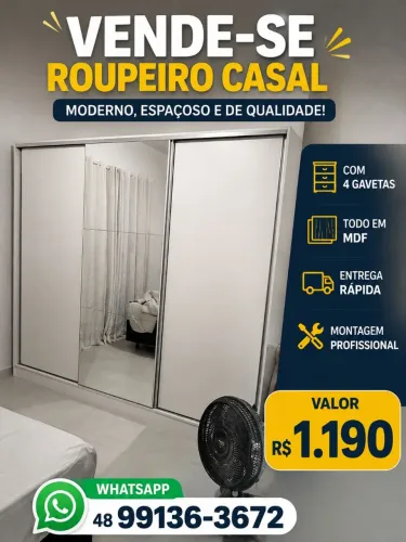 Roupeiro casal