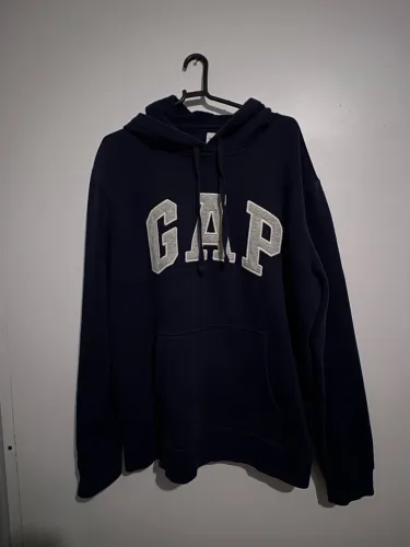 Moletom GAP Original Azul-Marinho | Capuz Canguru | Excelente Estado