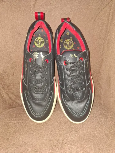 Tênis Reserva RSV Hero Couro Preto/Vermelho - Pouco Uso