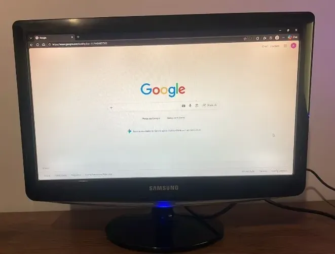 Monitor Samsung 20" Funcionando Perfeitamente (com cabos)