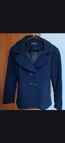 Casaco Sobretudo Azul Marinho