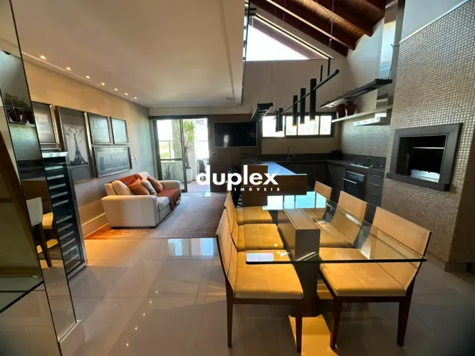 COBERTURA DUPLEX COM 400 M², MOBILIADA E DECORADA, PISCINA E 4 VAGAS NO FLORESTA