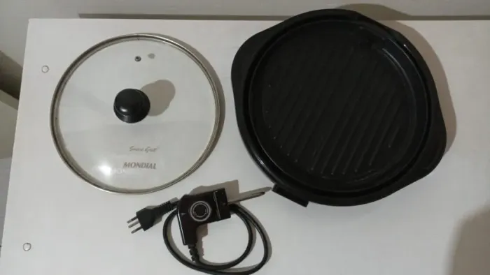 Grill Redondo Smart Grill 30cm Mondial Preto 1200W