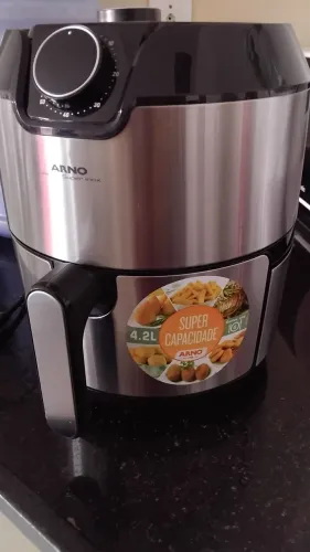 Vendo airfry inox arno 4.2L semi nova