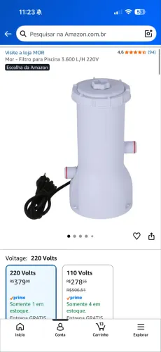 Filtro para piscina