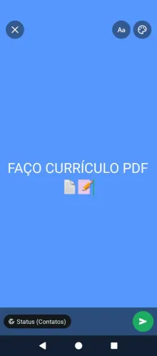 Faço currículo em pdf