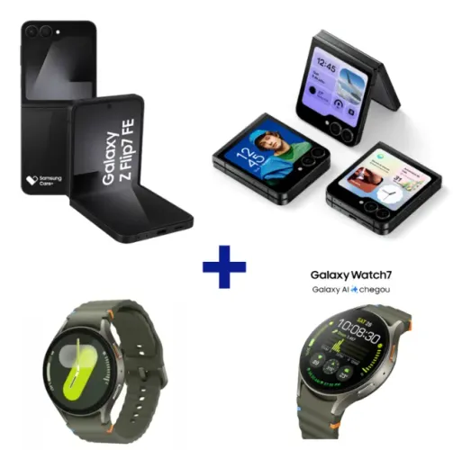 Galaxy ZFlip 7 FE + Galaxy Watch 7 (troco)