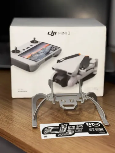 Caixa vazia Dji Mini 3 + Trem se pouso
