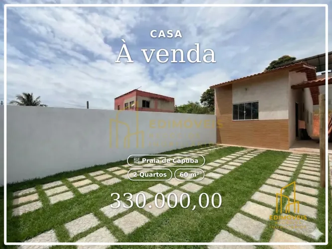 Pronto para Morar: Casa em Praia de Capuba com Quintal e Garagem