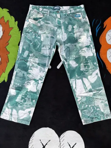 Calça high