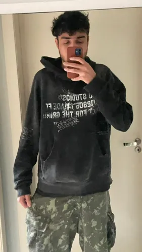Moletom Egho Studios Grind Hoodie Black | G | OVERSIZED | Original | 9/10 | Raro