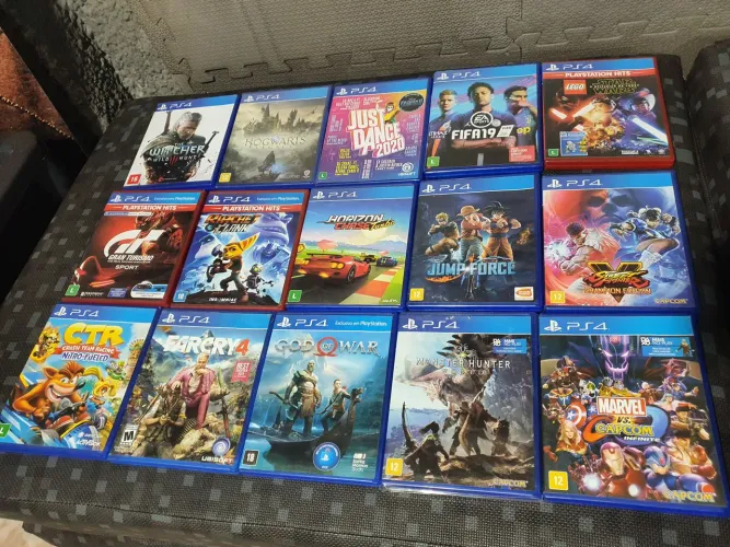 Jogos originais ps4 , pego jogos  no negócio,  Passo cartão 