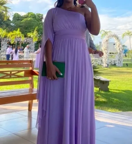 VESTIDO DE FESTA LAVANDA