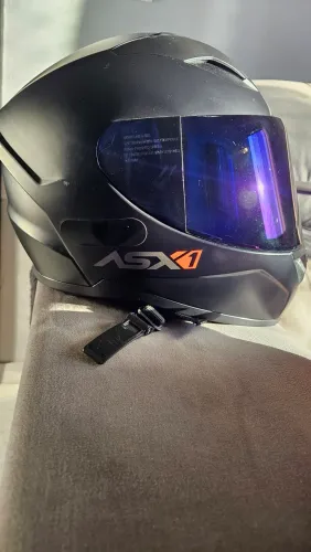 Capacete asx1 city preto fosco