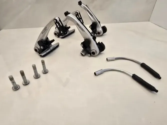 KIT VBREAK SHIMANO XT M750 IMPECÁVEL E PASTILHAS PERFEITAS (ANOS 90)