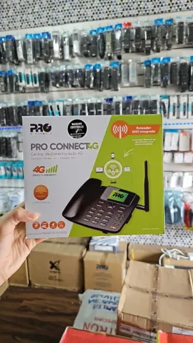 Telefone+ modem 4G+ roteador wi-fi integrado