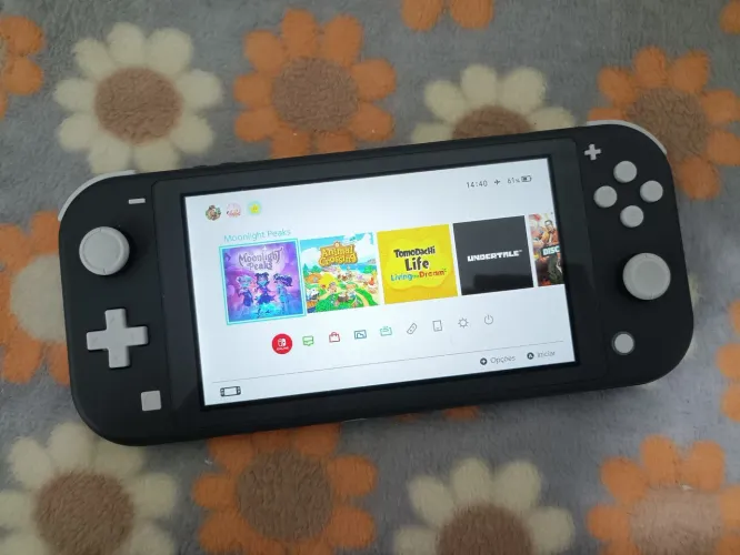 Nintendo Switch Lite Desbloqueado 128GB - Completo na Caixa com Película