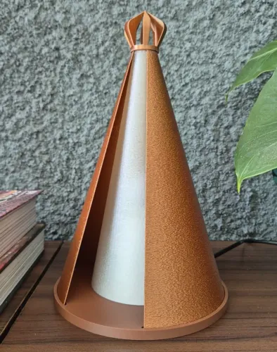 Luminária Abajur De Mesa Decorativo Nossa Senhora Led Bivolt
