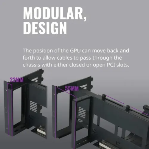 Suporte Vertical para Placa de Vídeo Cooler Master
