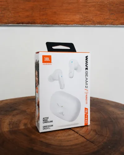 JBL Wave Beam 2 Branco Bluetooth ANC Novo Lacrado