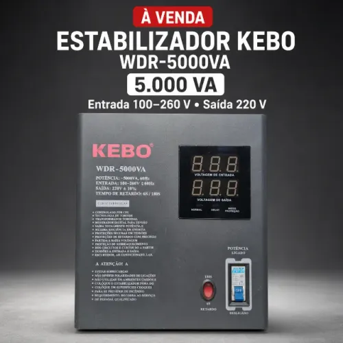 Estabilizador de tensao 5 kva