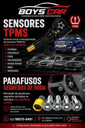 Sensores TPMS, SEGREDOS DE RODAS e reprogamação de todos os carros 