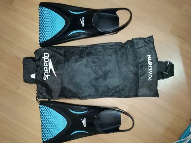 Nadadeira Natação Speedo Pé de Pato Power Fin Mergulho Tamanho GG