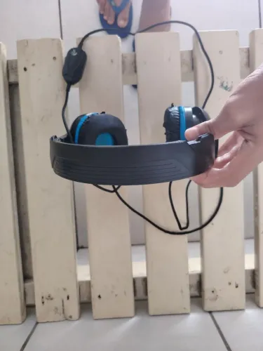 Fone + teclado + mouse