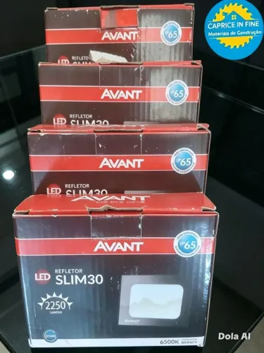Kit c/ 4 refletores Led 30 6500k 2200 avant