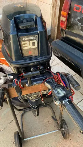 Motor popa 30nhp partida elétrica 