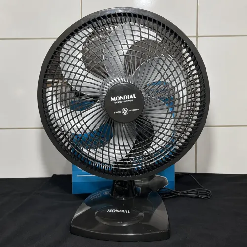 Ventilador Original Mondial Super Power 30cm | 6 Pás | 3 Velocidades | Novo