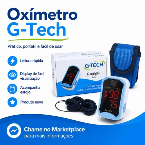 Oxímetro G-Tech LED - Prático, portátil e fácil de usar