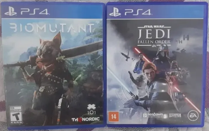 Biomutant (PS4) + Star Wars Jedi: Fallen Order (PS4) - SOMENTE VENDO OS DOIS JUNTOS