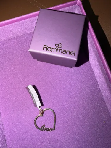 Pingente coração love Rommanel