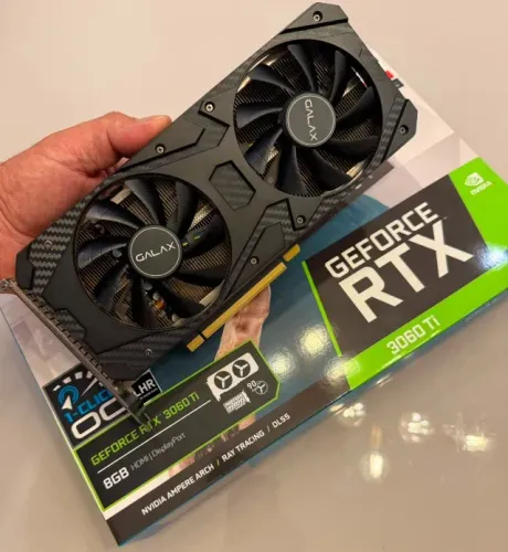 Placa de Video RTX 3060 TI 8GB GALAX (leia a descrição)