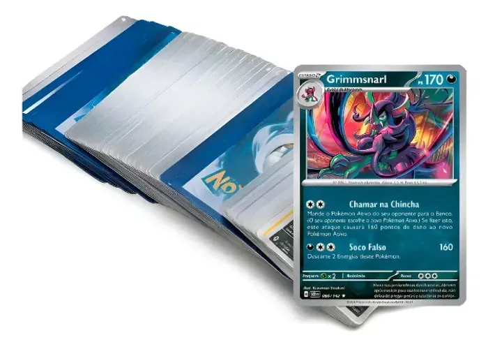 260 Cartas Pokemon Novas Com 52 Brilhantes 19 Raras - Copag
