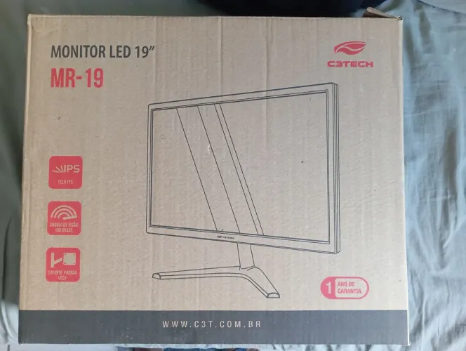 Monitor 19 polegadas novo