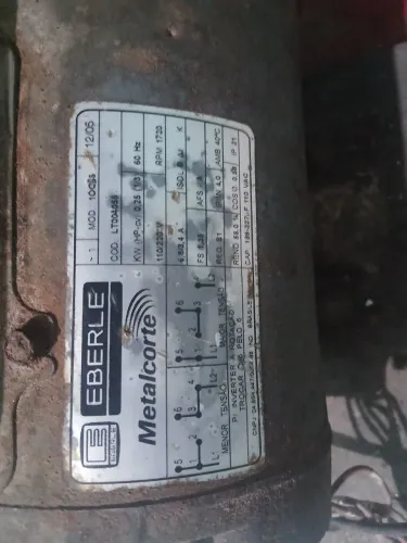 Máquina de corte alumínio metal etc 