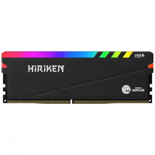 Memória Ram RGB Hiriken 8GB 3200MHz DDR4 CL22 Gamer Ninja