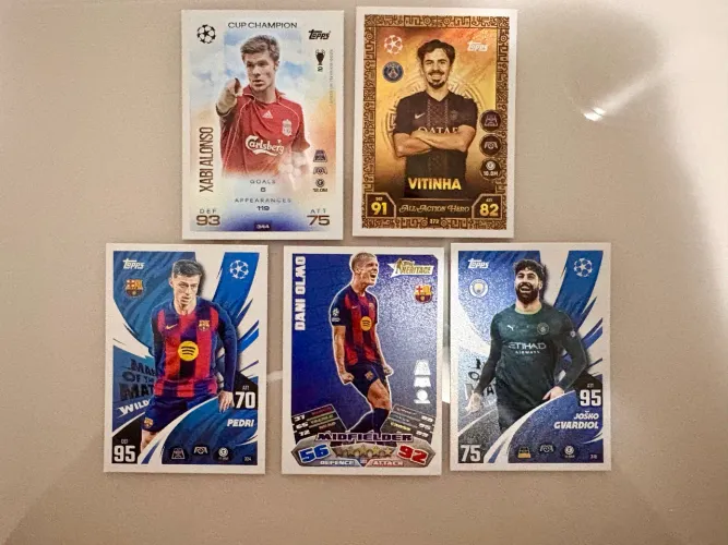 Card Topps - 5 cards + 5 de brinde
