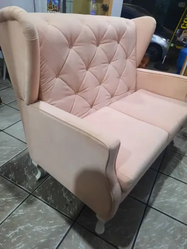 Sofá estilo colonial lindo Rosa